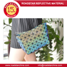 caliente venta de moda arco iris reflexiva femenina del bolso